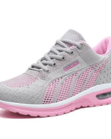 Leichter Gepolsterter Sneaker - Gina in Grau