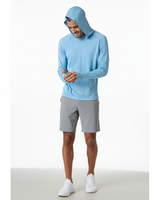 Leichter UV Schutz Hoodie - SunveilPro in Himmelblau