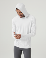 Leichter UV Schutz Hoodie - SunveilPro in Weiß
