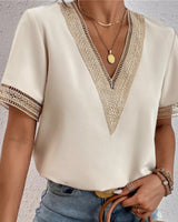 TANJA | Elegantes damen t-shirt in Hellgelb