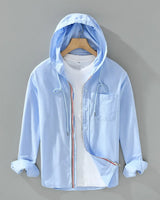 Rowan - jacke mit kapuze in Himmelblau