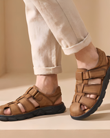 Arthur - Die komfortablen und stilvollen Sommersandalen für Herren in Braun