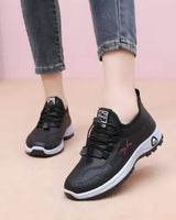 Livia | Damen Orthopädische Sneaker Komfort Alltag Modern in Schwarz
