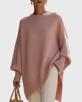 Oversize Pullover Damen locker und vielseitig kombinierbar in Rosa