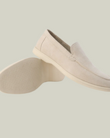Anton – Eleganter Loafer aus Wildleder in Beige