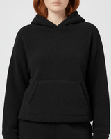 Loungewear-Set Mit Känguru-Tasche - Milana in Schwarz