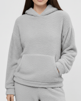 Loungewear-Set Mit Känguru-Tasche - Milana in Grau