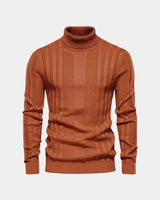 Lucas | Herren Pullover Hoher Kragen – Rollkragen Pullover Herren in Braun