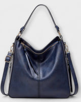 Elegante lässige Schultertasche in Blau