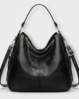 Elegante lässige Schultertasche in Schwarz