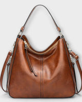 Elegante lässige Schultertasche in Braun
