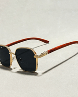 Indra | Premium Unisex-Sonnenbrille in Schwarz