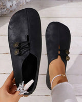 Lydia™ – Weiche und flexible orthopädische Schuhe in Schwarz