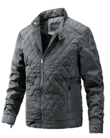 MAGNUS - Stylische Steppjacke für Männer in Grau