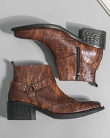 Modeste - Stiefel Mit Schnallen in Braun