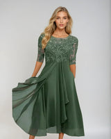 Zarelia - Luxuriöses Festkleid in Grün