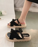 Marika | Damen Sandalen Sommer Komfort Leicht Elegant in Schwarz