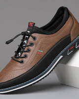 Leon | Traditionell gefertigte Oxford-Schuhe in Dunkelbraun