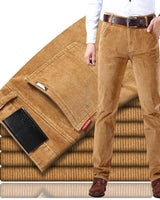 Stilvolle Ribcord Herrenhose - Kenny in Khaki