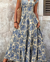 Esther | Schmeichelndes Sommerkleid in Blau