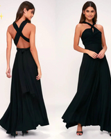 Maxi Wickelkleid - Phoebe in Schwarz