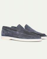 Edward | Leicht Klassischer Schnitt Loafer in Dunkelgrau