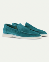 Edward | Leicht Klassischer Schnitt Loafer in Blaugrün
