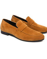 Patrick | Klassischer Schnitt Schlupf Penny-Loafer in Khaki