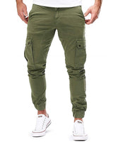 Folke - Lockere Cargo Hose Mit Tasche in Grün