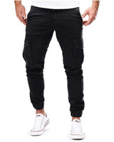 Folke - Lockere Cargo Hose Mit Tasche in Schwarz
