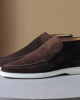 Elliott | Schlupf Knöchelhoher Schnitt Loafer in Kaffeebraun