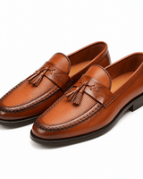 Humphrey | Gewebte Quaste Geflochten Loafer in Braun