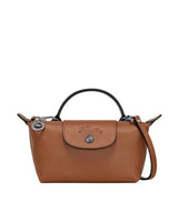 Mini-Lederhandtasche Von in Braun