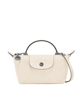 Mini-Lederhandtasche Von in Weiß