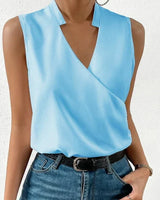 Rolanda | Stilvolle Damenbluse in Himmelblau