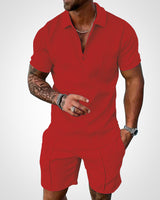 Zayn | 2-teiliges Set in Rot