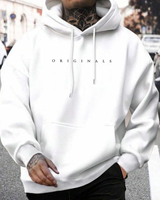 Lasie | Lässiger Hoodie mit Bequemer Passform für Herren in Weiß
