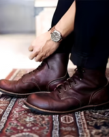 Hanzo - Traditionelle Herren-Schnürstiefel in Rot