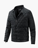 Elegante Übergangs Steppjacke für Herren in Schwarz