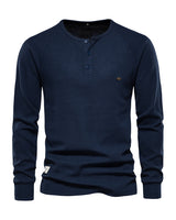 Bequemer Herrenpullover - Arvid in Dunkelblau
