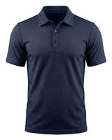 Dario | Atmungsaktives Stretch Poloshirt in Mitternachtsnavy