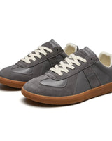 Oskar | Herren Retro Schuhe Elegant Charakter Modern in Grau