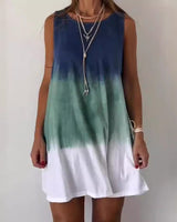 Vionette - Lässiges Gradient Kleid in Grün (Fast ausverkauft)