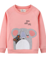 Mädchen Sweatshirt mit niedlichem Koala-Motiv Drune in Himmelblau