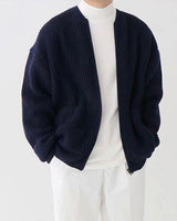 Laurenz - Trendiger Cardigan in Dunkelblau