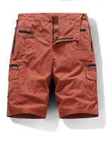Lareno - Strapazierfähige Utility-Shorts in Terrakotta