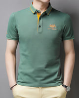 Alphonse | Herren Elegant Polo Hemd | Kurzarm in Grün