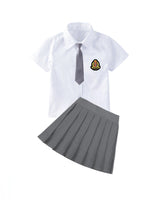 Damen Schuluniform Ensemble Drune in Grau