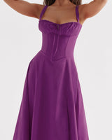 Bernadeth  | Blumenkleid in Lila