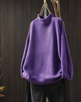 Claire | Stilvoller Strickpullover in Lila